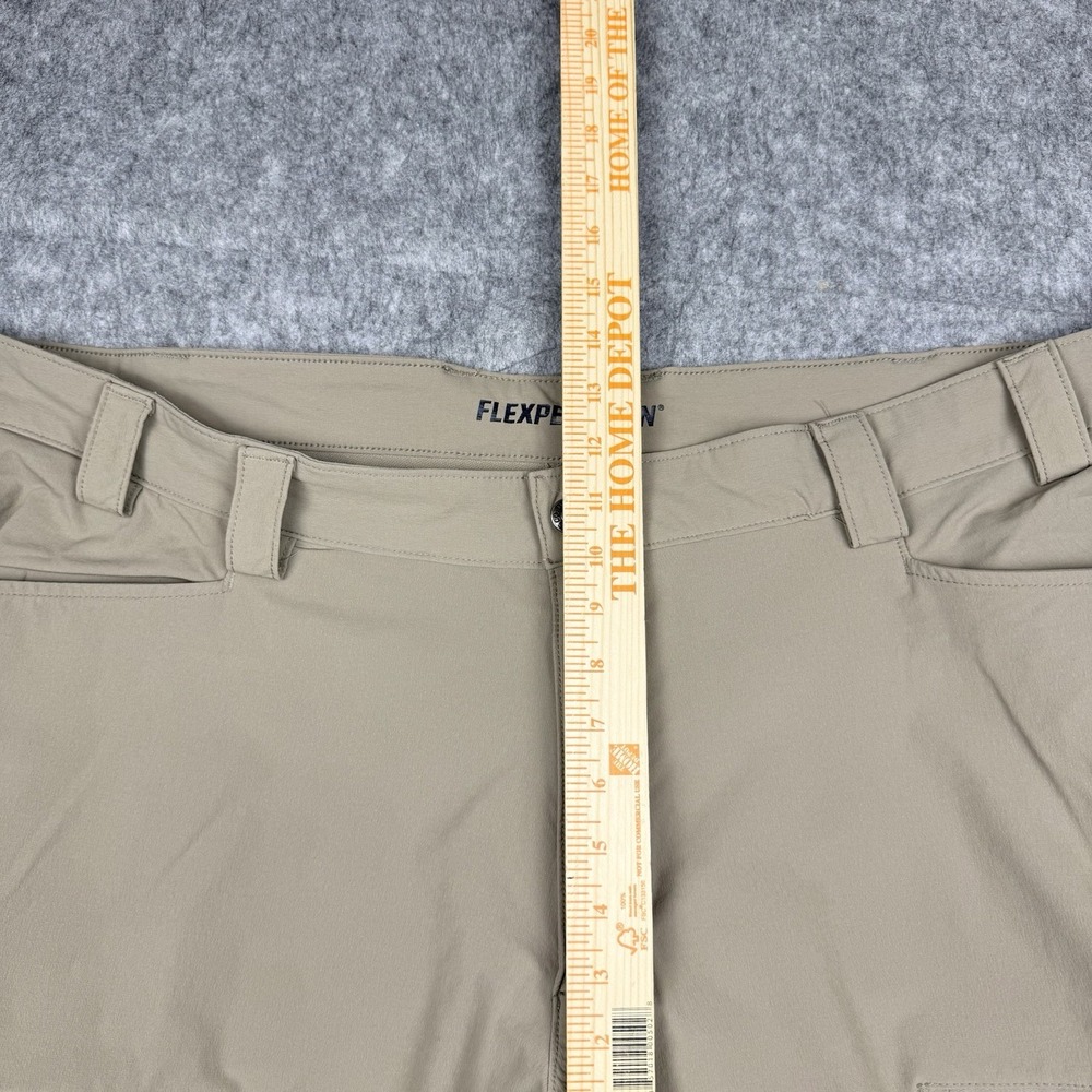 Duluth Trading Pants Mens 46x32 Tan Flexpedition Relaxed Fit Stretch Hiking EUC - Picture 3 of 14